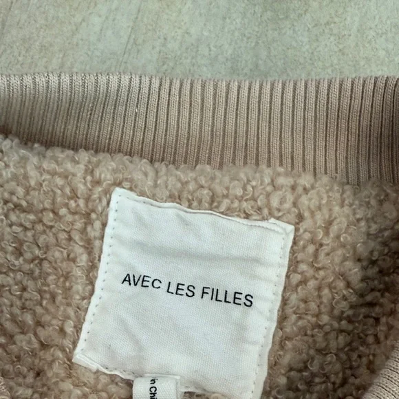 Avec Les Filles Tan Teddy Jacket - Picture 2 of 2